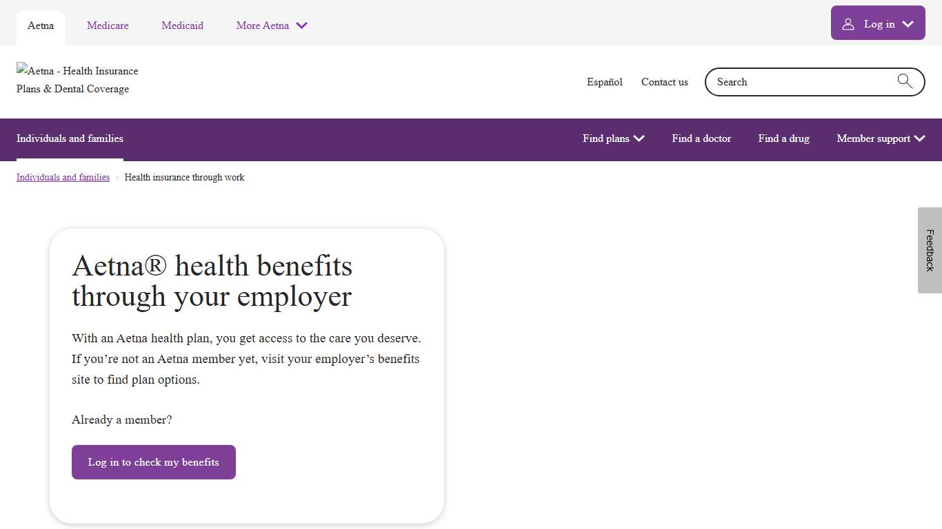 Employer-Sponsored Health Insurance Plans for Employees | Aetna